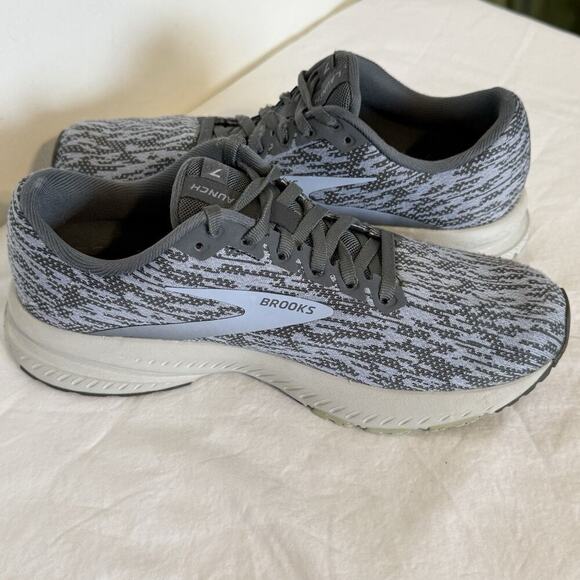 Brooks Launch 7 Women’s Running Shoes Size 7 Turbulence/Grey/Blue - Picture 6 of 10